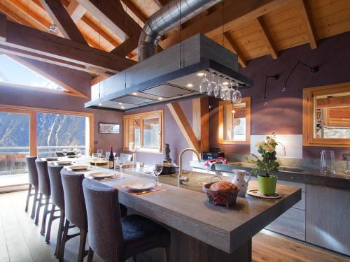 Grand chalet, vue sur glacier - 12 pers.
