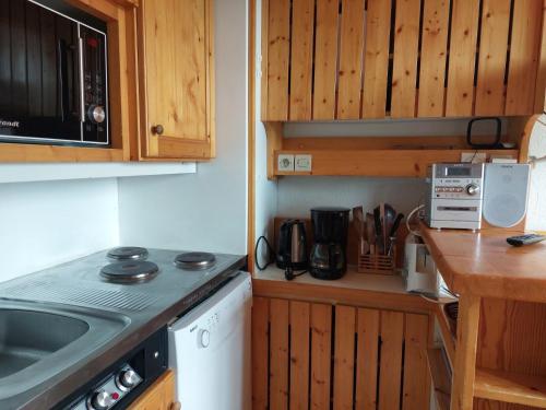 Résidence Vogel - Appartement 2 pièces 5 personnes en duplex, proche des pistes dans le village de Charmettoger à Arc 1800 MAE-1753