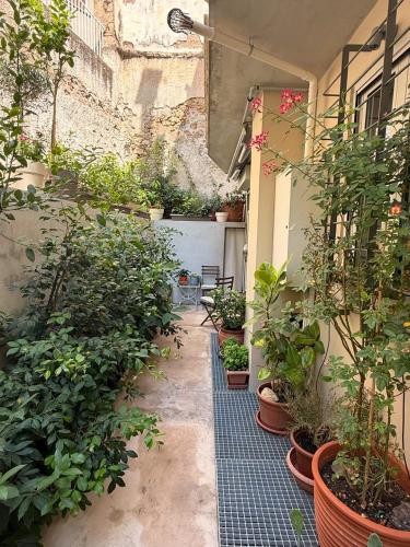Elegant Acropolis Flat with Courtyard