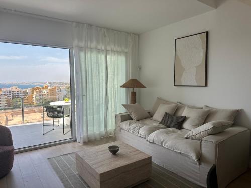 Penthouse with private rooftop in resort with views