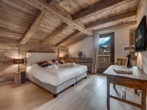 Prestigieux Penthouse à Val-d'Isère avec Cheminée et Parking