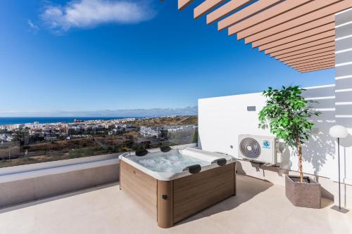 Mirador Estepona Hills Sea View with Pool included & additional Padel Court and Gym by Downtown Apartments Spain