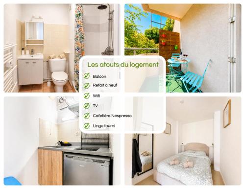 " Éclat d'Été " Balcon - Wifi - Refait à neuf