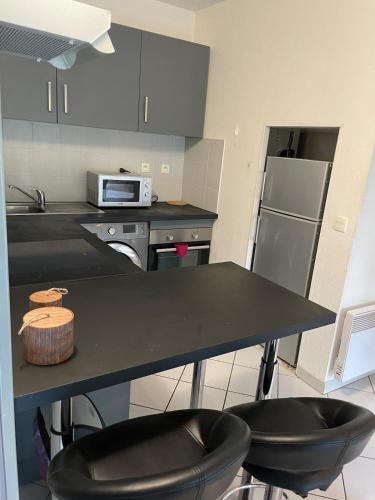 F2 cosy à Montpellier-Cadre verdoyant
