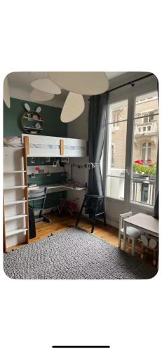90 m2 Parisian Flat -furnished with Seine view