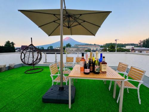 Fuji View Lawson A棟 新築屋上ラグジュアリー展望デッキ富士山ビュー河口湖駅近く