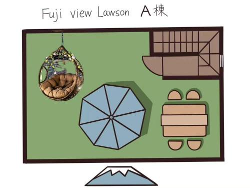 Fuji View Lawson A棟 新築屋上ラグジュアリー展望デッキ富士山ビュー河口湖駅近く