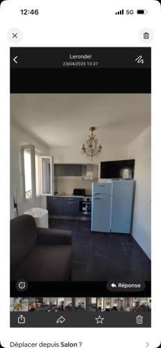 Studio cosy Cannes centre 22 m², vue mer