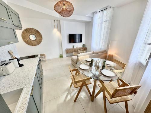 Appartement 2 chambres rénové à cannes