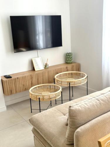 Appartement 2 chambres rénové à cannes