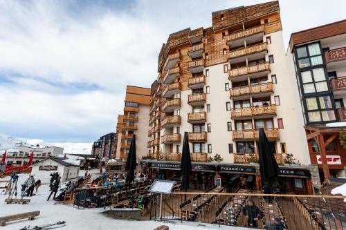 Résidence Zenith - DEPART ET RETOUR SKIS AUX PIEDS EXPOSE SUD STUDIO POUR 3 PERSONNES MAE-7767