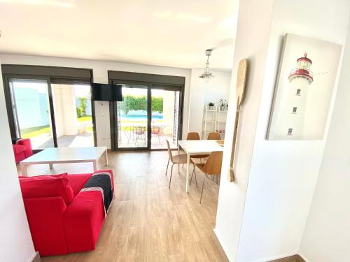 Chalets conilizate 12 pax piscina 300mts playa