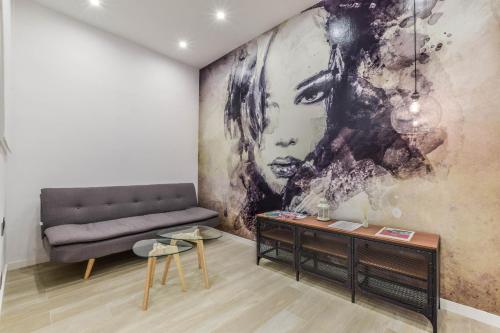 Modern Living Space in Historic Central Madrid