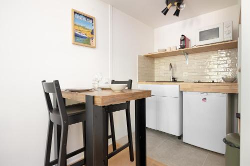 Le Petit Brienne, Studio & Parking, Vue canal