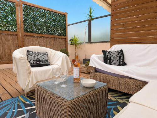 2 Chambres- Terrasse - Climatisation