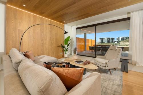 Luxury 2-Bedroom Apartment with Panoramic Sea Views in Reserva del Higuerón