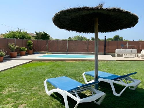 Casa con Piscina privada Jardin y Barbacoa lugar tranquilo