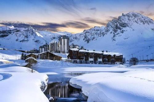 7ème ciel Tignes 2100m - Vue lac du chevril & Grande Sassière - 4 pers
