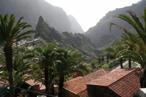 Vue générale sur la montagne ou vue sur la montagne depuis l'hôtel