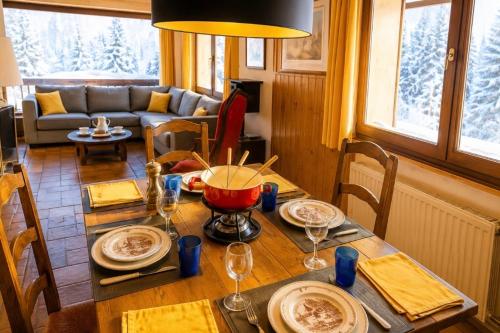 Traditional chalet with a view of Mont Blanc