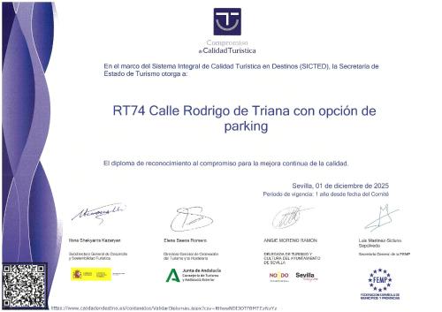 RT74 Calle Rodrigo de Triana con opción de parking