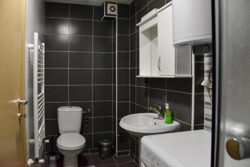 Vonios kambarys apgyvendinimo įstaigoje Metropolis Skopje Apartments