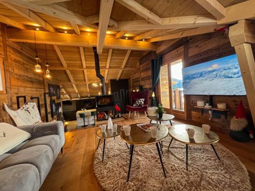 Chalet de luxe aux Gets - 4 chambres pour 9 personnes avec jacuzzi et Wi-Fi