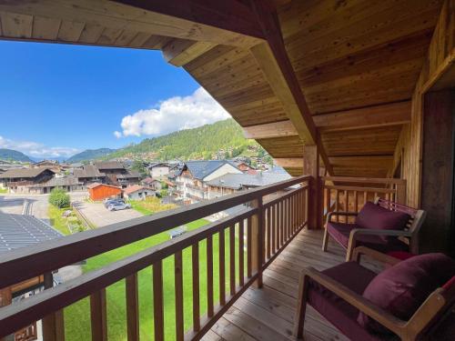 Appart spacieux Les Gets, 3 ch, WiFi, parking inclus