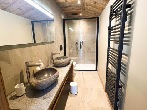 Appart spacieux Les Gets, 3 ch, WiFi, parking inclus