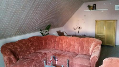 Χώρος καθιστικού στο Wald&Wiesengeflüster Zechlinerhütte