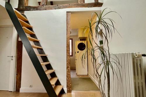 Marais 4th Rooftop Apartment with Mezzanine managed by Mey Agency