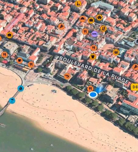appartement face à la plage et centre ville