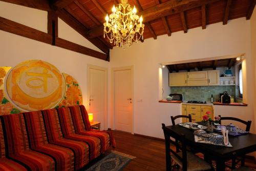 Χώρος καθιστικού στο Agriturismo Borgo Nuovo Di Mulinelli