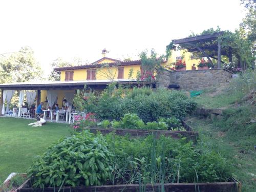 Κήπος έξω από το Agriturismo Borgo Nuovo Di Mulinelli