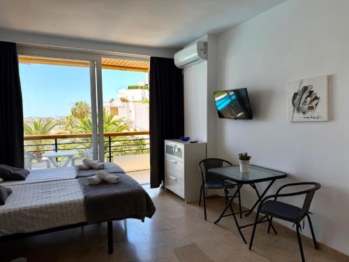 Casa Ángeles - Terraza y vista al mar