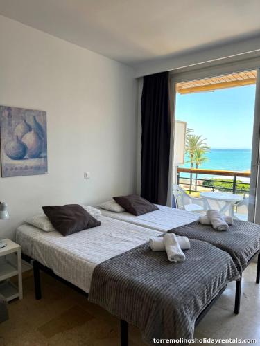 Casa Ángeles - Terraza y vista al mar