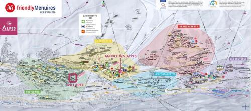 Résidence Villaret - Studio rénové sur les pistes aux Menuires pour 4 personnes MAE-4234