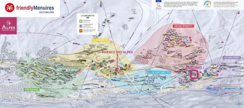 Résidence Carlines I - Studio 4 personnes au pied des pistes aux Ménuires MAE-5694