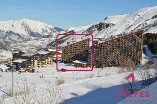 Résidence Grande Masse - Studio de 19m² pour 3 personnes avec balcon exposé Sud MAE-5774