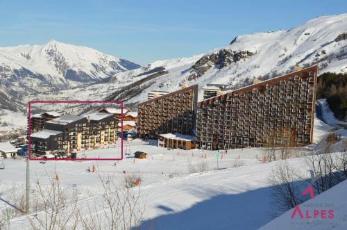 Résidence Villaret - Chaleureux studio cabine aux Ménuires pour 3 personnes MAE-5794