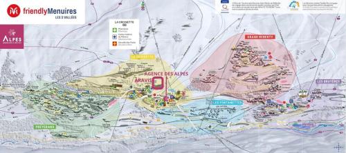 Résidence Aravis - Ski aux pieds studio 3 personnes au coeur des Ménuires MAE-5834