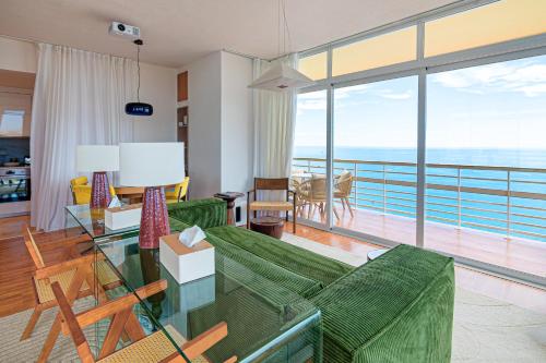 Sea-view suite with 3 balconies and home cinema