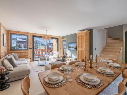 Appartement moderne, 5 chambres, au pied des pistes de Morzine, parking inclus