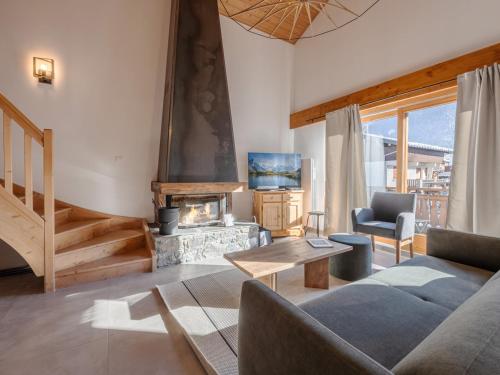 Duplex 3 chambres, cheminée, 7 pers, Morzine