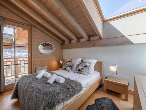 Duplex lumineux à Morzine avec parking, proche des pistes, idéal pour 8 personnes