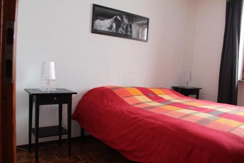 Postel nebo postele na pokoji v ubytování Maison Perron CIR- VDA-LATHUILE-N0062
