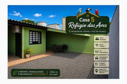 Casa Refúgio das Aves - Casa Temática Perto do Paraguai e Centro