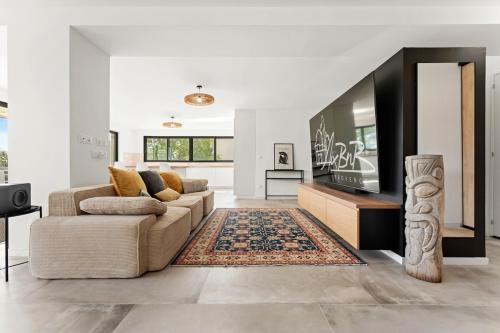 Luxury 3-bedroom apartment, air-conditioned, with spa