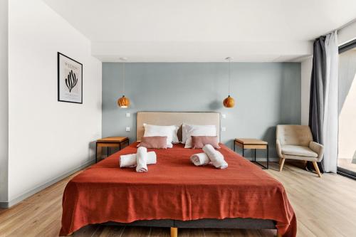 Luxury 3-bedroom apartment, air-conditioned, with spa