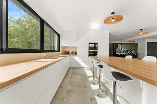 Luxury 3-bedroom apartment, air-conditioned, with spa